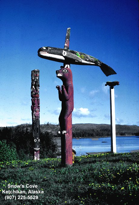 Totem poles located in S.E. Alaska 100.27 K